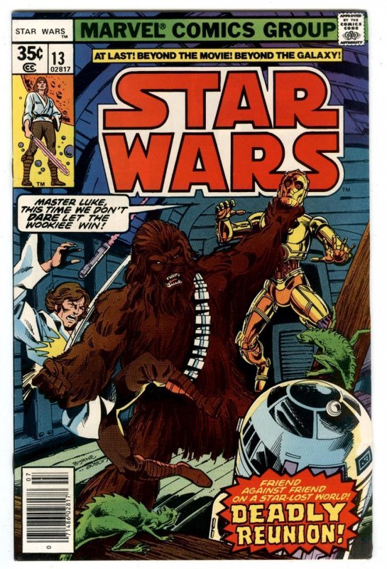 Star Wars #13 July 1977 Series Marvel Comics  Byrne Cover 1st Printing Newsstand