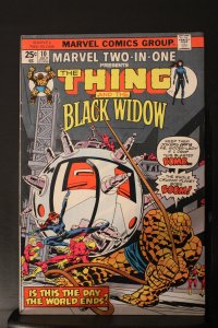 z Marvel Two-In-One #10 1975 Black Widow & the Thing! High-Grade VF/NM or better