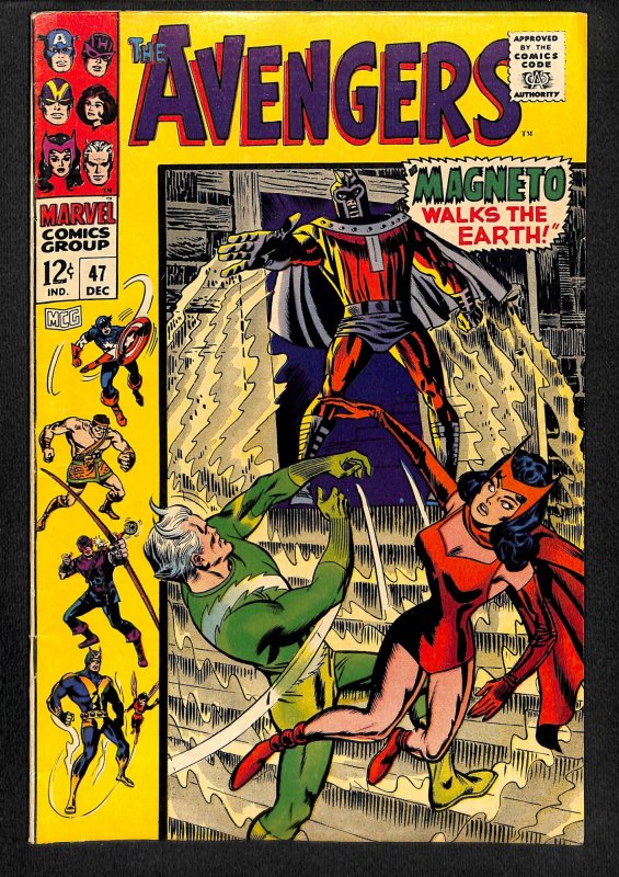 Avengers #47 FN+ 6.5 1st Dane Whitman Black Knight!