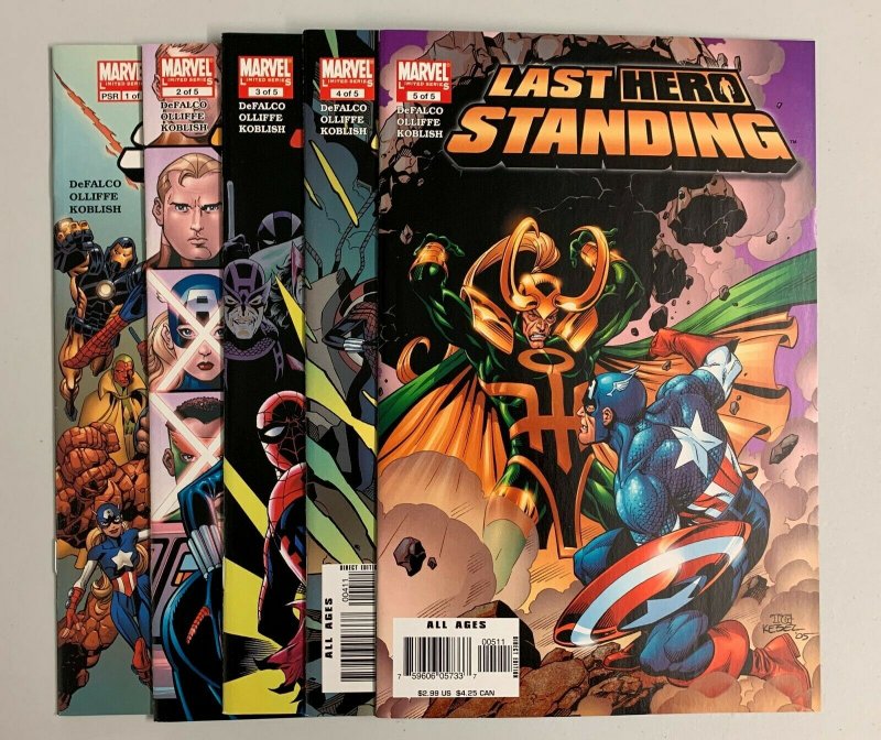 Last Hero Standing #1-5 Set (Marvel 2005) 1 2 3 4 5 Tom Defalco (9.2+)