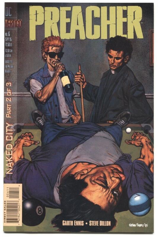 PREACHER #6-HIGH GRADE-1995--GARTH ENNIS/STEVE DILLON--TV SHOW