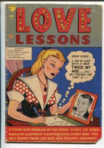 Love Lessons #1 1949-Harvey-1st issue-spicy romance art-title change-G/VG