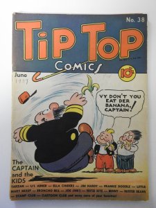 Tip Top Comics #38 (1939) VG+ Condition 1 in spine split, ink 1st page