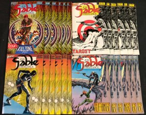 FIRST COMICS JON SABLE FREELANCE BONZE AGE COMIC LOT 29PC (F-VF)