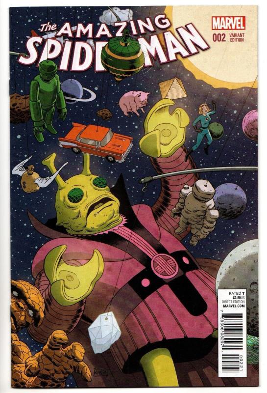 Amazing Spider-Man #2 1:10 Kirby Monster Variant (Marvel, 2015) NM