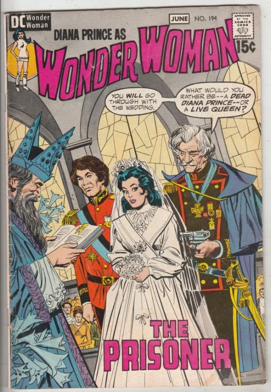 Wonder Woman #194 (Jun-71) VG/FN Mid-Grade Wonder Woman