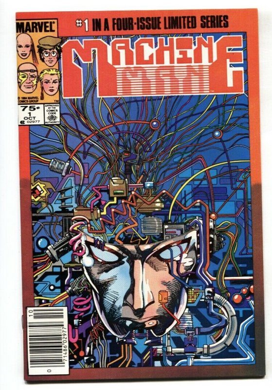 Machine Man #1 1984-Newsstand variant First issue-Marvel comic boom NM-