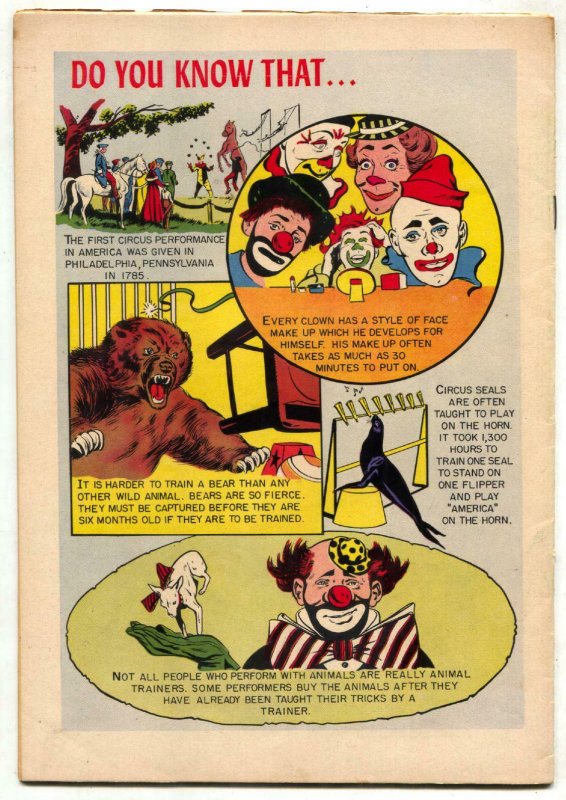 Picture Progress Vol 2 #7 1955- LIFE IN THE CIRCUS FN+