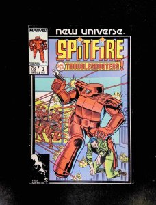 Spitfire and the Troubleshooters #3  MARVEL Comics 1986 VF+