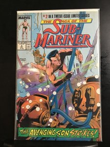 The Saga of The Sub-Mariner #2 (1988) The Avenging Son Strikes Marvel Comics