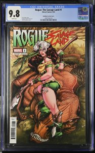 ROGUE THE SAVAGE LAND #1 MARVEL COMICS NICK BRADSHAW VARIANT CGC 9.8 NM