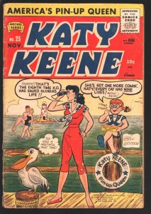 Katy Keene #25  1955 - Archie  -G - Comic Book