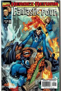 Fantastic Four #2 (2005 v3) Scott Lobdell Alan Davis  Carlos Pacheco Variant NM