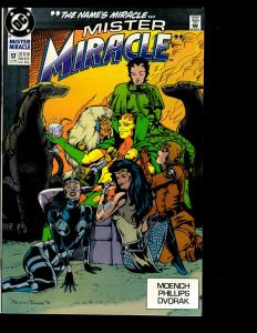 12 Mister Miracle DC Comic Books 26 25 21 19 18 17 11 10 9 8 7 6 Batman JF10