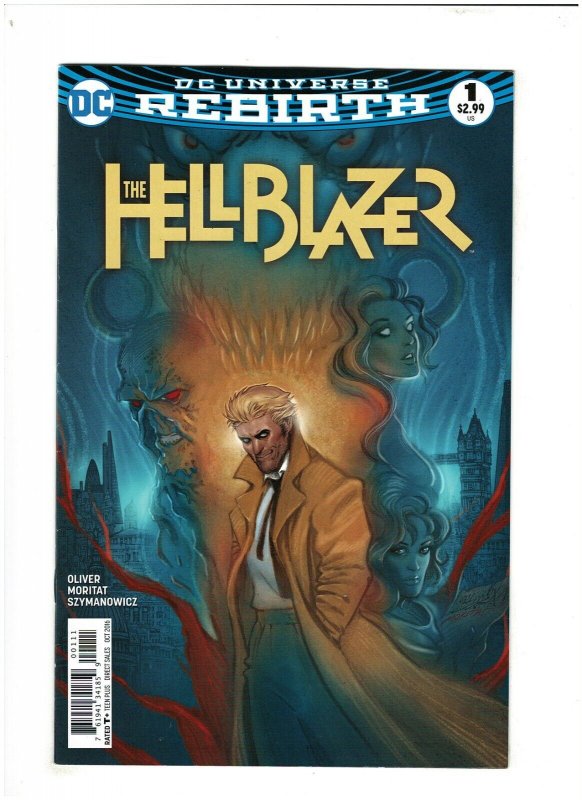 Hellblazer #1 VF/NM 9.0 DC Rebirth 2016 Moritat Variant 