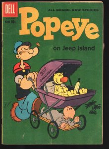 Popeye #53  1959 - Dell  -VG - Comic Book