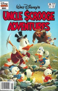 Uncle Scrooge Adventures #26 (Newsstand) VG ; Marvel | low grade comic Donald Du