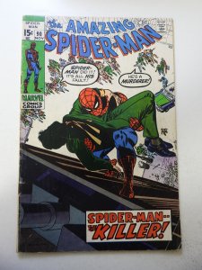 The Amazing Spider-Man #90 (1970) GD+ Condition centerfold detached