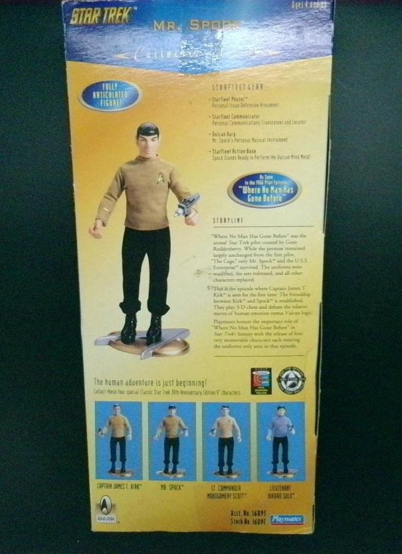Mr. Spock, Star Trek Collector Edition, Playmates, 1996