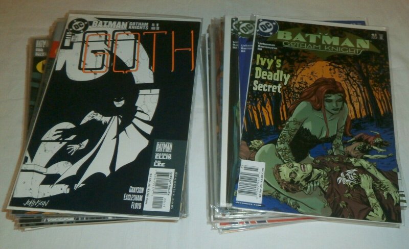 Batman: Gotham Knights #1-74 incomplete Catwoman Joker Bolland comics lot of 46