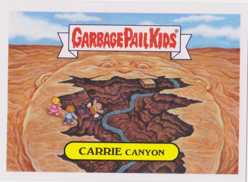 2016 Garbage Pail Kids As American as Apple Pie Sticker #16b- Carrie Canyon