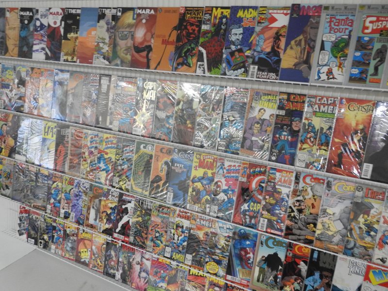 Huge Lot 110+ Comics W/ Captain America, Concrete, Marvel Milestones+ Avg VF!!