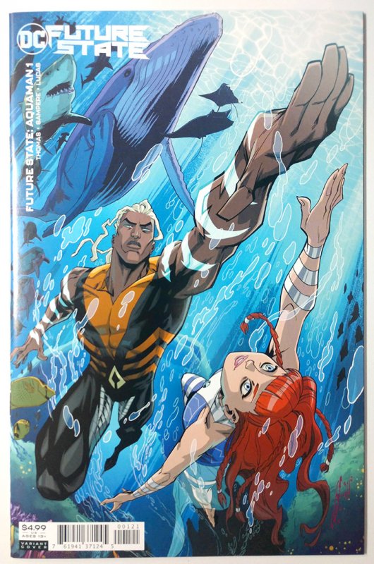 Future State: Aquaman #1 (9.4, 2021) Variant, 1st app of Andy Curry