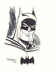 Batman Bust Commission - 2018 Signed art by Joe Staton