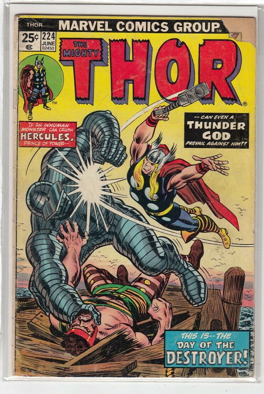 THOR (1966 MARVEL) #224 GOOD A09297