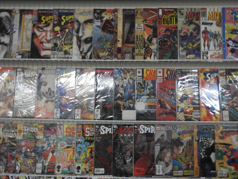 Huge Lot 120 Comics W/ Spider-Man,  Sabretooth, New Mutants+ Avg VF Condition!