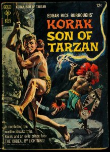 Korak Son Of Tarzan #6 1964- Gold Key Silver Age- VG