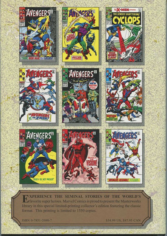 MARVEL MASTERWORKS Presents The Avengers Vol. 6 (First printing, 2006)