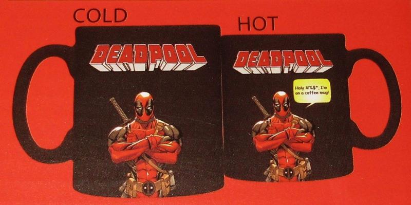 Deadpool PX Heat Change Coffee Mug in Black - I'm on a coffee mug! - New!