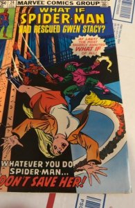 What If? #24 (1980) Spider-Man had rescued Gwen stacy
