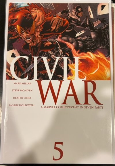 Civil War #5 (2006) Spider-Man 