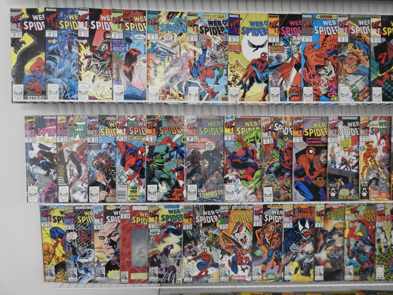 Complete Set Web of Spider-Man #1-129 + Annuals #1-10!! Avg FN/VF Condition!