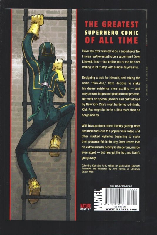 Kick-Ass 2011-Icon-Hardback book in dust jacket-NM