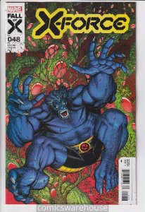 X-FORCE (2019 MARVEL) #48 VARIANT 1:25 NICK BRADSHAW NM R21412