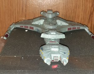 Star Trek: TNG Rick Sternbach's desk model Klingon Vor'cha Class