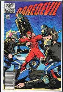 Daredevil #195 Newsstand Edition (1983) Daredevil
