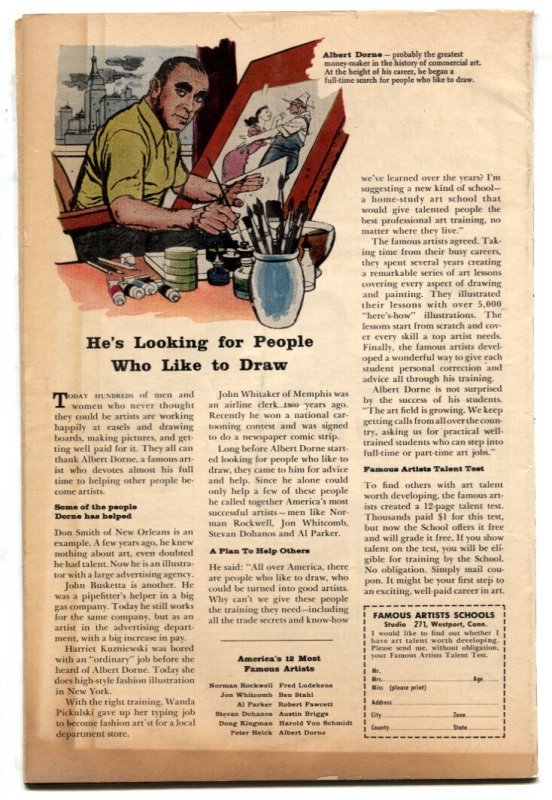 Two-Gun Kid #53 1960- John Severin art - Marvel Western -pin up page VG