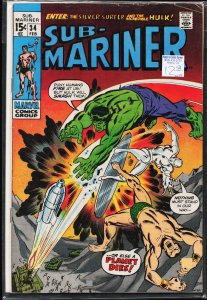 Sub-Mariner #34 (1971) Namor the Sub-Mariner