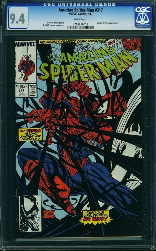 Amazing Spider-Man #317 (1989) CGC 9.4 NM