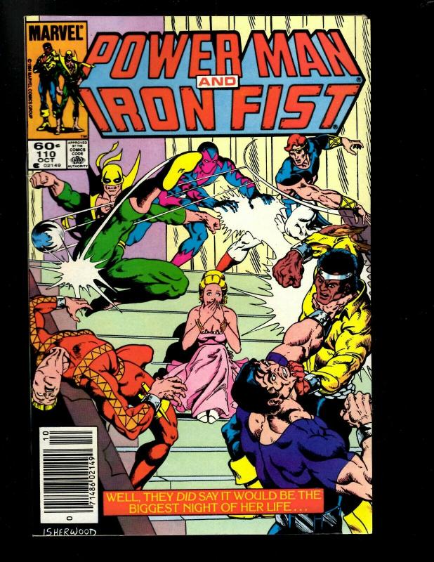 10 Power Man Iron Fist Marvel Comics 108 110 112 113 114 115 116 117 118 119 WS6