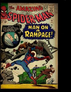 Amazing Spider-Man # 32 FN Marvel Comic Book Goblin Gwen Stacy Aunt May NE3
