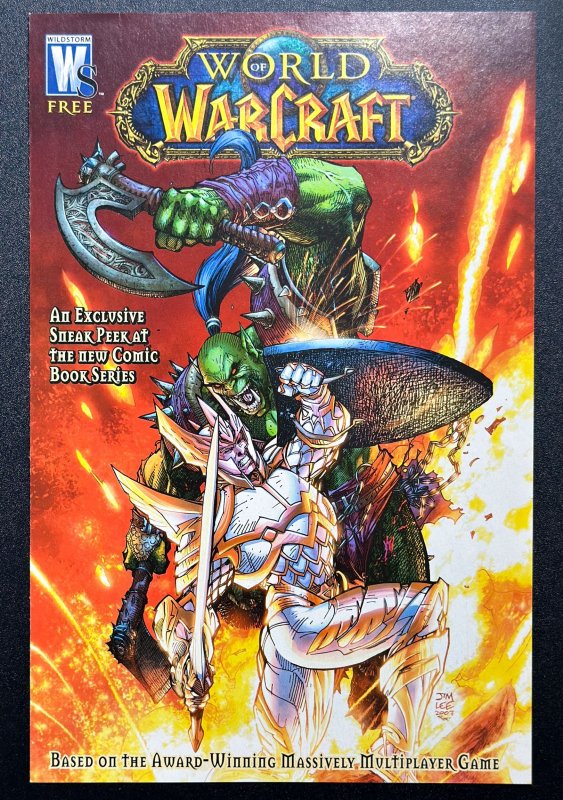 World of Warcraft #0 (2007) 1st App of Warcraft - Jim Lee Art - NM!