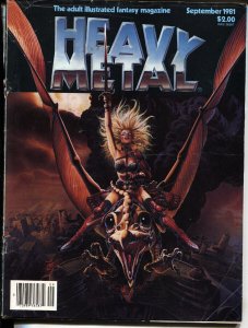 HEAVY METAL #54 SEPTEMBER 1981-1st Taarna-COMIC MAGAZINE-Newsstand