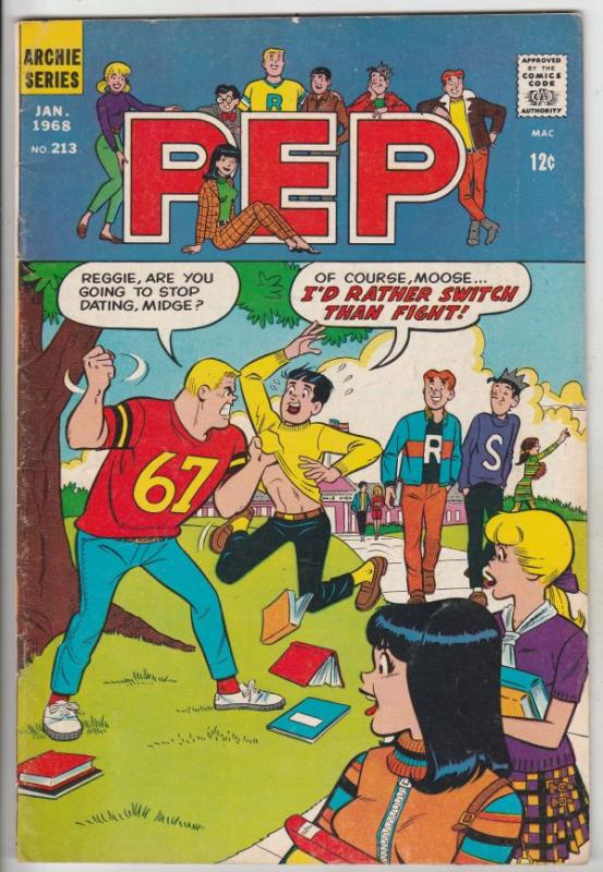 Pep An Archie Magazine #213 (Jan-68) FN/VF Mid-High-Grade Archie