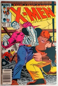 X-Men #183, NEWSSTAND, Classic Battle Juggernaut and Colossus