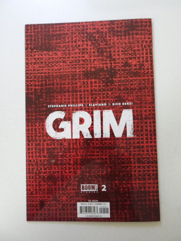 Grim #2 Cover B (Foil) (2022) NM- condition